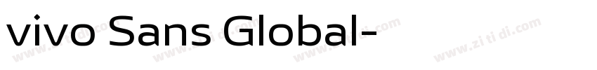 vivo Sans Global字体转换 vivo Sans Global字体转换
